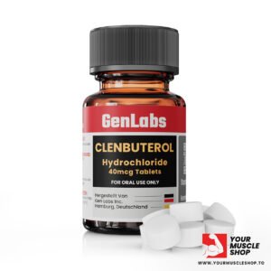 CLENBUTEROL HYDROCHLORIDE 40MCG / PER TAB –  100 TABLETS – GENLABS