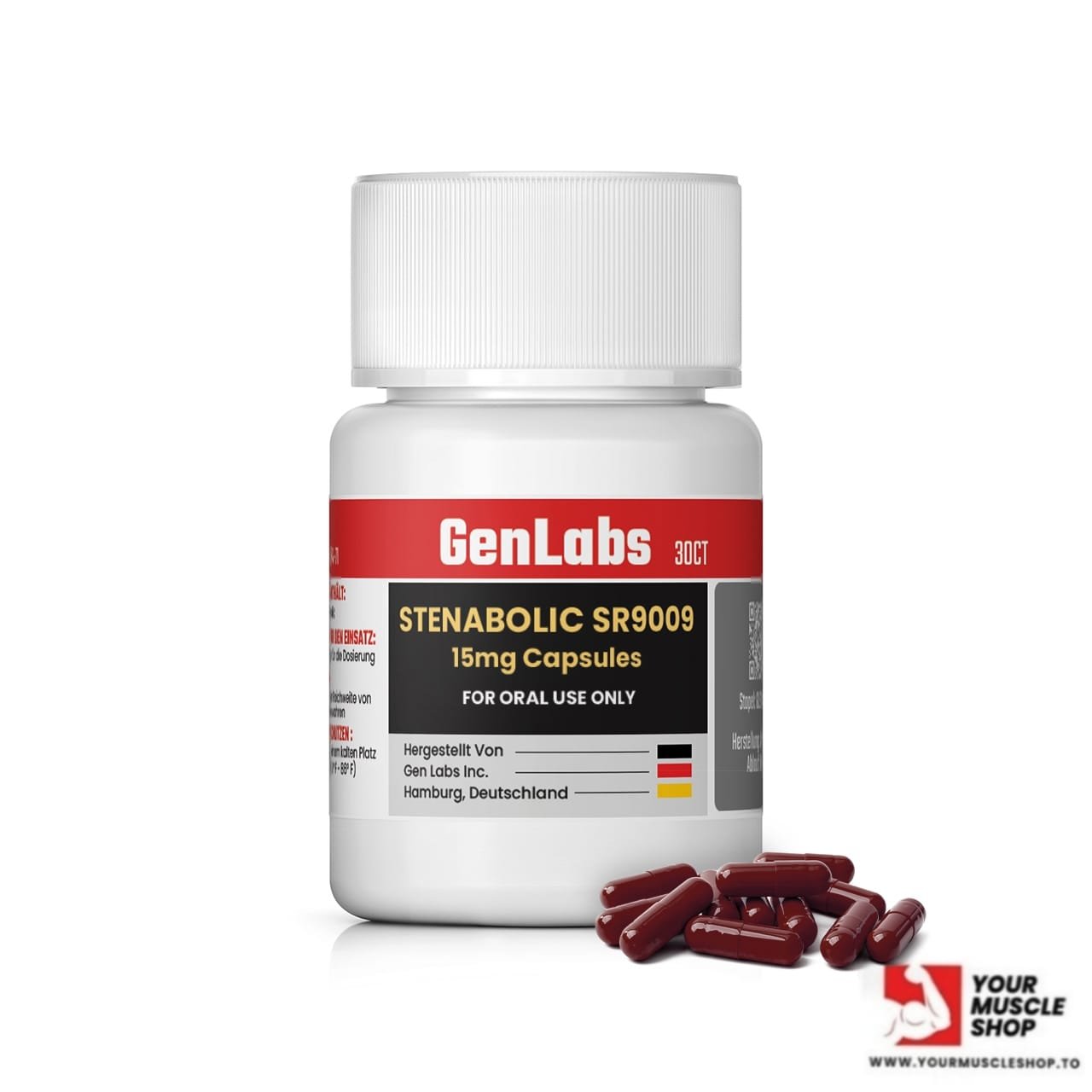 STENABOLIC SR9009 15MG / PER CAPSULE – 30 CAPSULES- GENLABS - Image 2