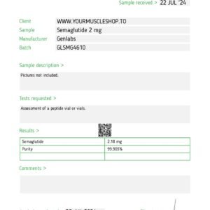 SEMAGLUTIDE (OZEMPIC) – 2 MG VIAL – GENLABS